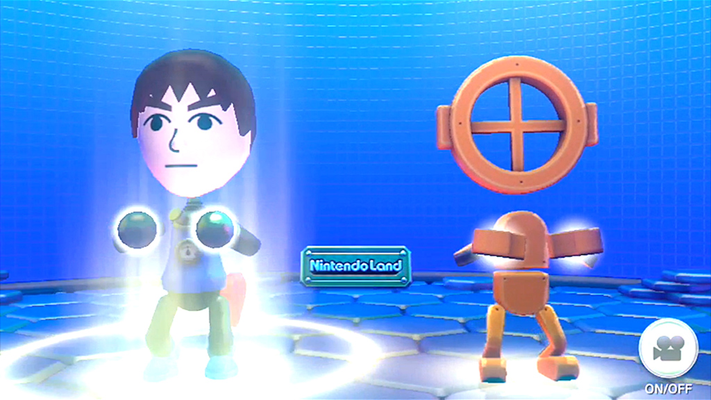 Nintendo Land Fruit Cart. Герой фацтинга Нинтендо в шлеме.