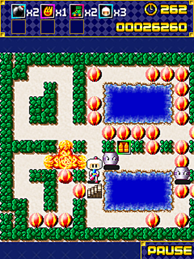 bomberman game 128x160 animated